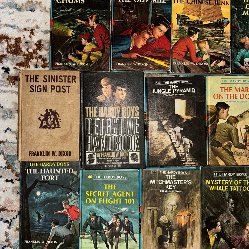 Vintage Hardy Boys Mystery Book Lot Franklin W. Dixon Mixed Editions 20+ Books
